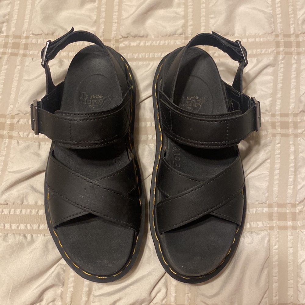 Dr. Martens VOSS II Athena Leather Strap Sandals - Picture 8 of 10